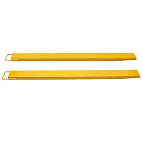 Pallet Fork Extensions, 72" Length 4.5" Width, Heavy Duty Carbon Steel Fork Extensions for Forklifts, 1 Pair Forklift Extensions